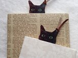 黒猫クーちゃんのブックマーク【栞】の画像