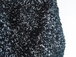 ブラック＆ホワイトラメ入り抄繊糸トートバッグ