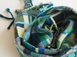 手織りカシミアストール・・モリとイズミの画像