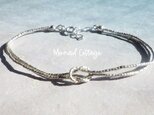 *sv925 *Karen Silver double strand bracelet　 極小カレンシルバーの2連ブレスレット