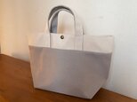 ✴︎トートバッグS✴︎ライトグレー×キナリ✴︎倉敷帆布(M・Lサイズも対応)