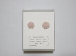 flower petal pierce [ pearl pink ]の画像