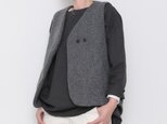 pazu's vest　FW / gray