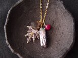 Necklace Charm Set【K14gf】Moonstone × Ruby × Labradorite × Spinelの画像