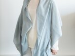 ジュニパーベリー染　カルゼ日除け大判ストール【Organic Cotton】の画像