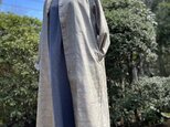 紬の着物リメイク 春のコートの画像