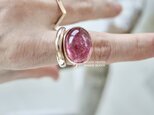 K10[berry風味のpink tourmaline]ringの画像