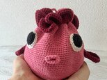 金魚の巾着バッグ L