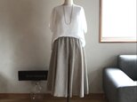 リネン「ナチュラル」　75cm丈