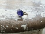 K10WG[青紫のflower tanzanite]ringの画像