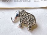 SC68-ヴィンテージブローチ・U.S.A. 1970〜80s　Elephant Pin Broochの画像