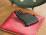 《Buono》Leather Cat Brooch（キャットブローチ）