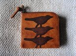 ハーフファスナー財布（小）～鳥～の画像