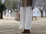 風合生成 ロングキュロット（備後節織）の画像