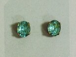 シンプルピアス / アクアマリン
