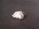 Baroque Pearl Ring【GP】大粒 バロックパール 指輪(11号フリー/Fishtail)