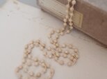 long necklace silk リバーストーン