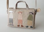 annco leather 2way bag [beige]の画像