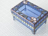 花かんむり＊ガラスの飾箱　blueの画像