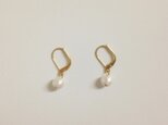 再販*コットンパール*ピアス*イヤリング #14-6の画像