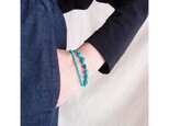 【RP】Turquoise × Magnesite Bracelet／ターコイズ×マグネサイト ブレスレットの画像