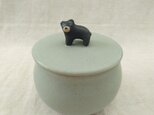 クマの蓋物・2