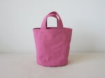 OVALTOTE - stripe -Ⅰ(M)  / peach × peach