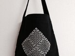 Sale ハーダンガー刺繍シリーズ　ショルダーかばん　Black