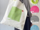 編み物イラストのキャンバストートバッグ（Lサイズ・内ポケット付き・セミオーダー可）エコバッグ