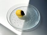 【Riihimaen lasi】 Pisara 25cm ディナープレート・リーヒマエンラシ
