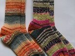 Ｏ様予約品「手編み靴下」２組の画像