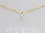 つけっぱなしOK! ネックレス 一粒CZダイヤ サージカルステンレス 誕生日プレゼント スキンネックレス スキンジュエリー