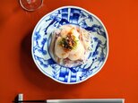 染付松竹梅　六方取皿の画像