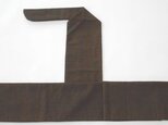 弓巻き　こげ茶　結城紬