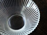 素敵な形状◇プレスガラス深鉢　 碗　昭和戦後　古道具　クリア　レトロ　ニュートロ 丁寧な暮らしに。