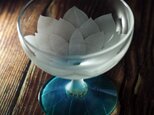 ガラス盃「白蓮」