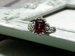 k様オーダーガーネットシルバーリング