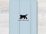 猫 ボンベイ イラスト  iPad カバー ケース ペン収納 軽量 背面クリア