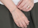 Karen silver bracelet / omusubi 紐ベージュの画像