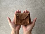 アコーディオン財布　ブラウン　イタリアンレザー＜C＞