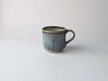ブルーのコーヒーカップ　【手仕事　民藝　和　陶器】