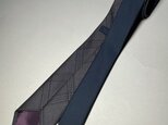 【受注製作】バイカラー　ブラウン　ネクタイ　プレゼント　ギフト【別途】名入れ　メッセージ　イニシャル　刺繍　