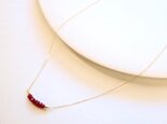 [Sot to] K10 ネックレス【ルビー】