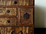 味のある引き出し棚◆裁縫箱。古民家　古道具　antiques・骨董　レトロ　インテリア　収納に