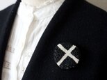 SALE【 one 】アンティークビーズ手刺繍brooch-04