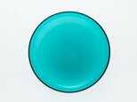 1202｜plate φ12.9cm｜turquoiseの画像