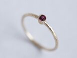 Garnet birthstone ring [R050K10RG]の画像