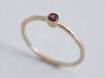 Garnet birthstone ring [R050K10RG]