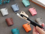 ペンホルダー単品 2本差し込み対応 LF-083 レザー 牛革 本革 キナリ イタリアンレザー ボールペンホルダー