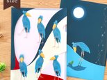 ハシビロコウのクリアファイル〈A4サイズ〉クリアホルダー 文房具 書類整理 動物 鳥 おしゃれ 可愛い ギフト プレゼント